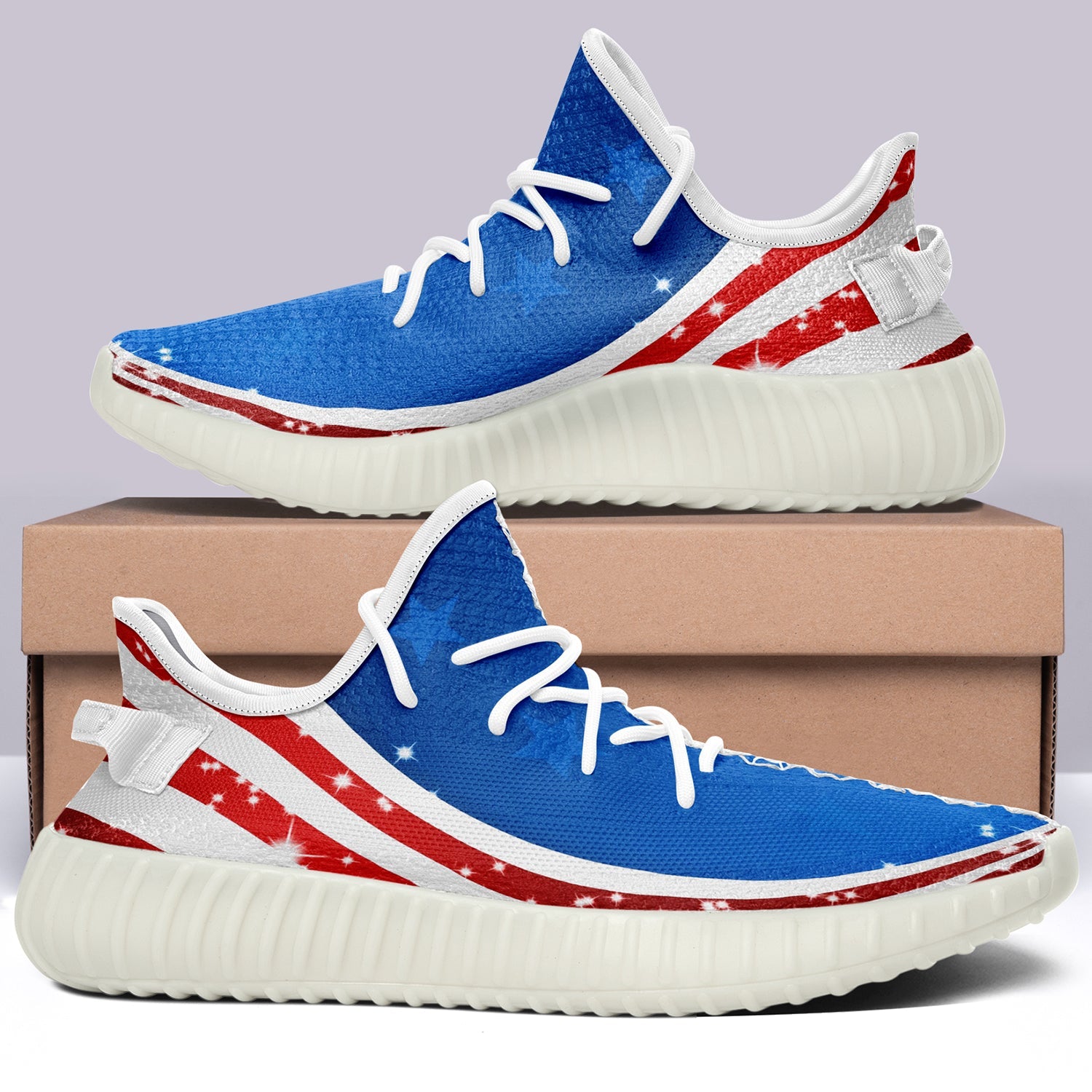 USA Flag V14 350v Yeezy Sneakers For Men Women Fans
