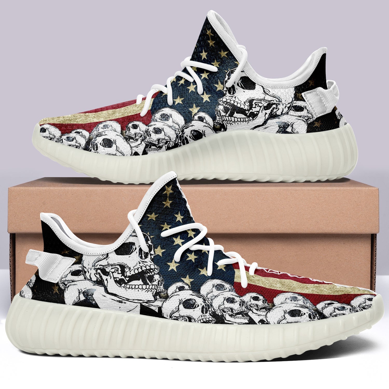 USA Flag V28 350v Yeezy Sneakers For Men Women Fans