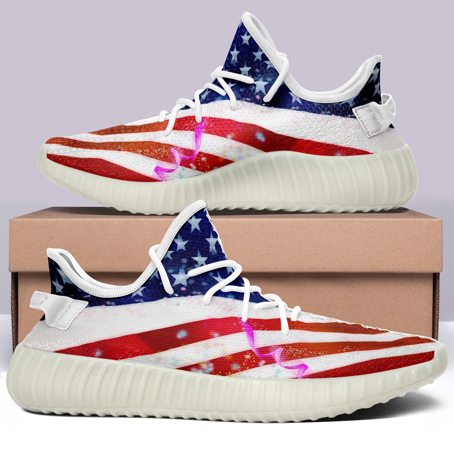 USA Flag V35 350v Yeezy Sneakers For Men Women Fans