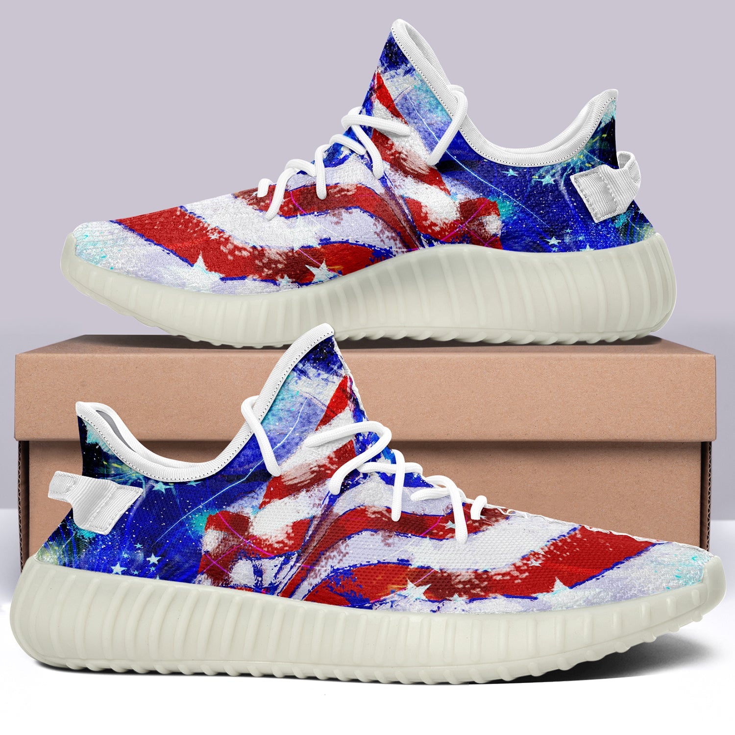 USA Flag V35 350v Yeezy Sneakers For Men Women Fans
