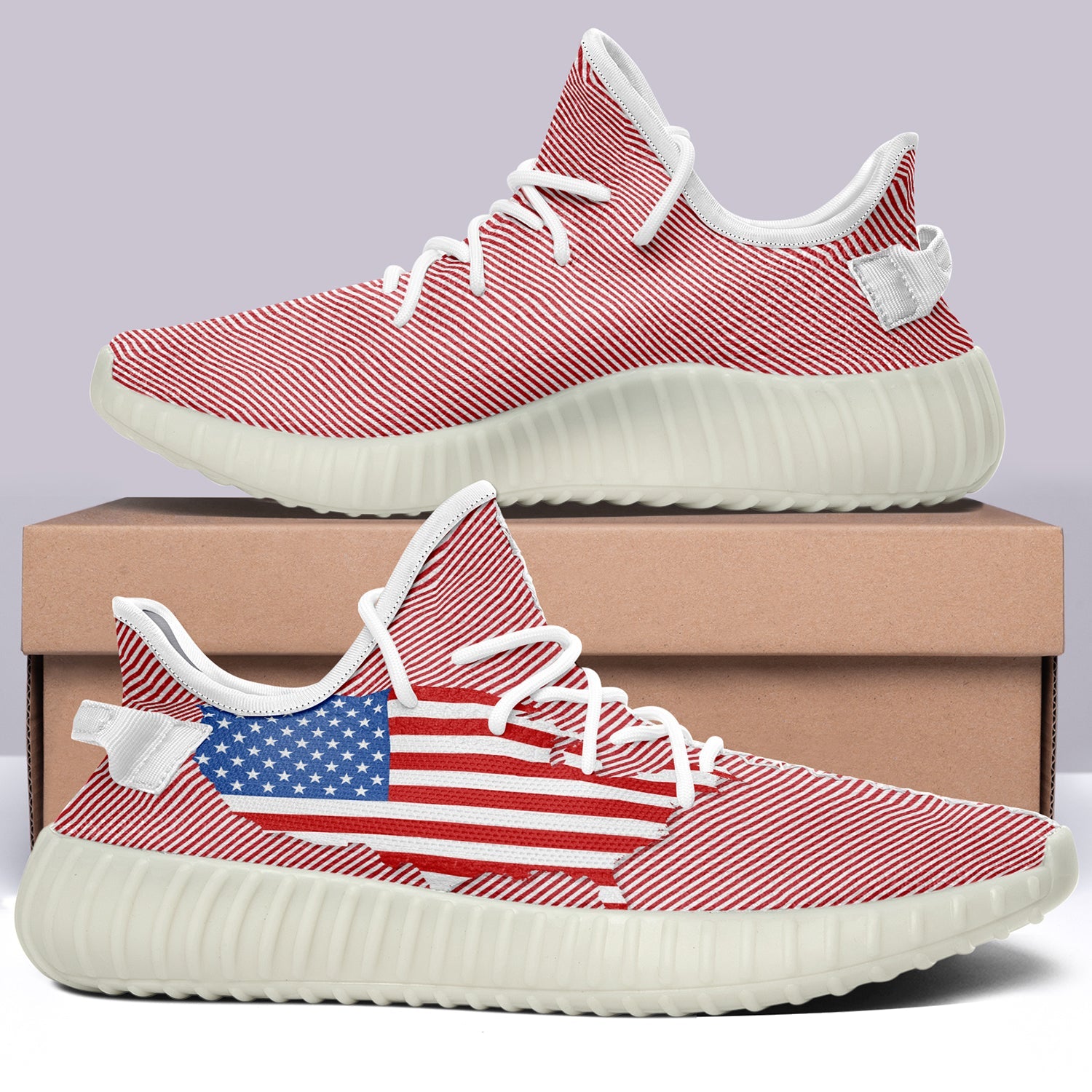 USA Flag V35 350v Yeezy Sneakers For Men Women Fans