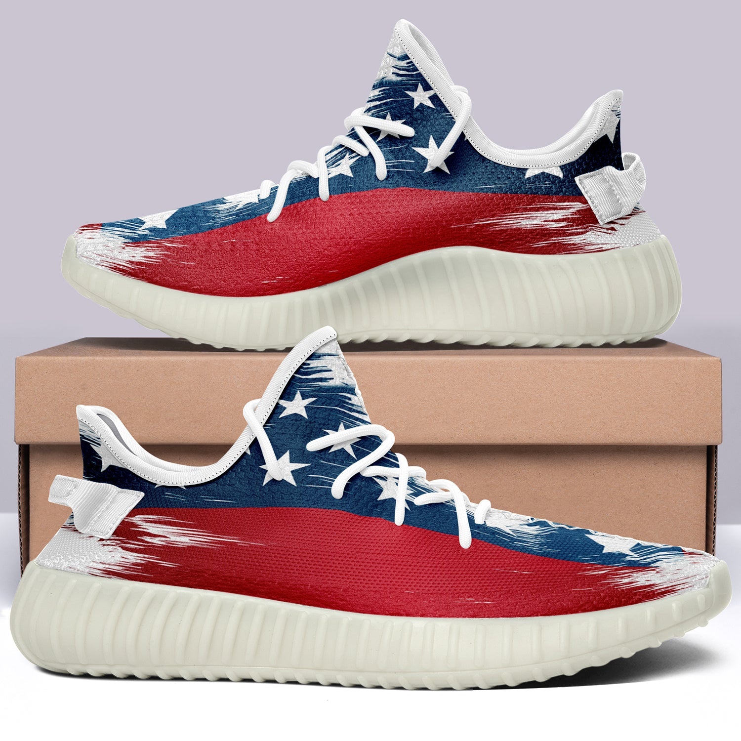 USA Flag V35 350v Yeezy Sneakers For Men Women Fans