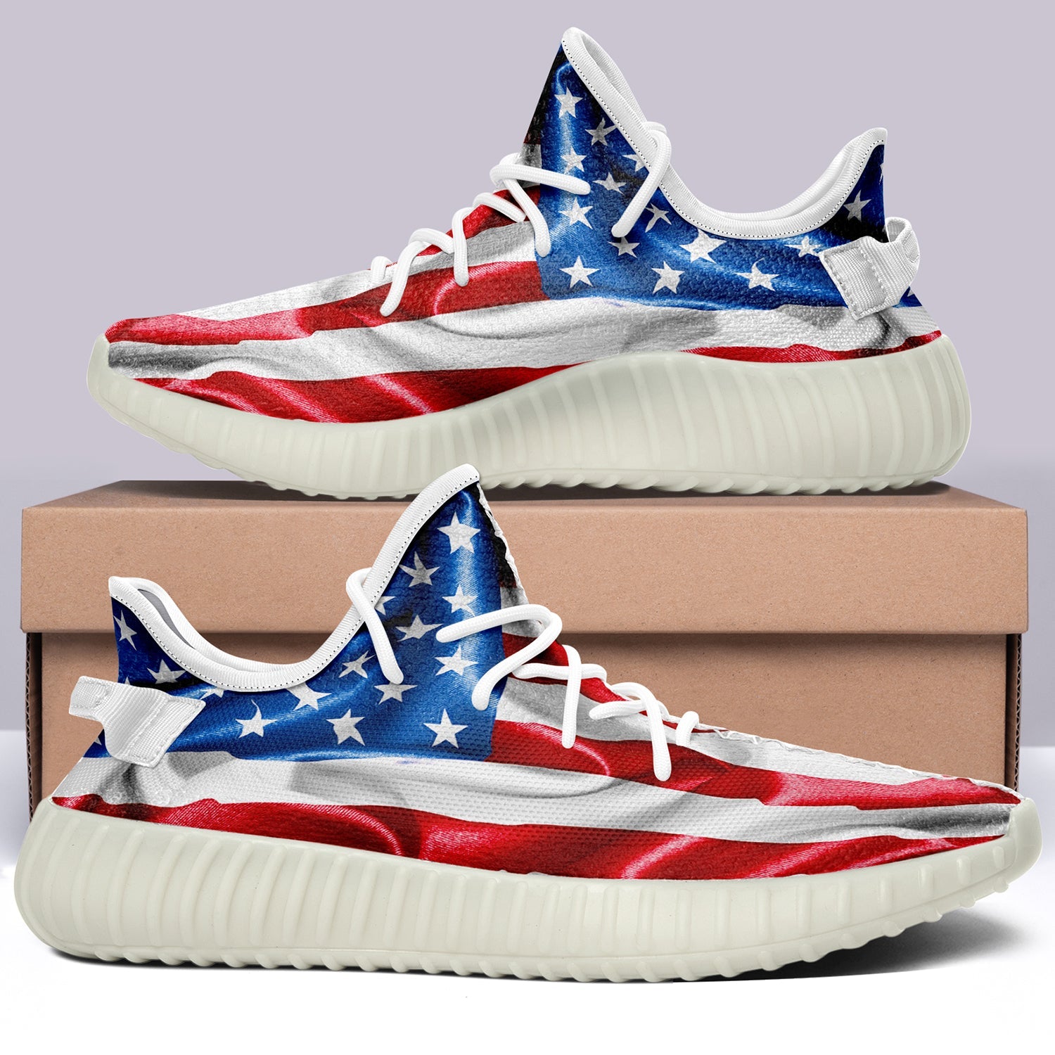 USA Flag V35 350v Yeezy Sneakers For Men Women Fans