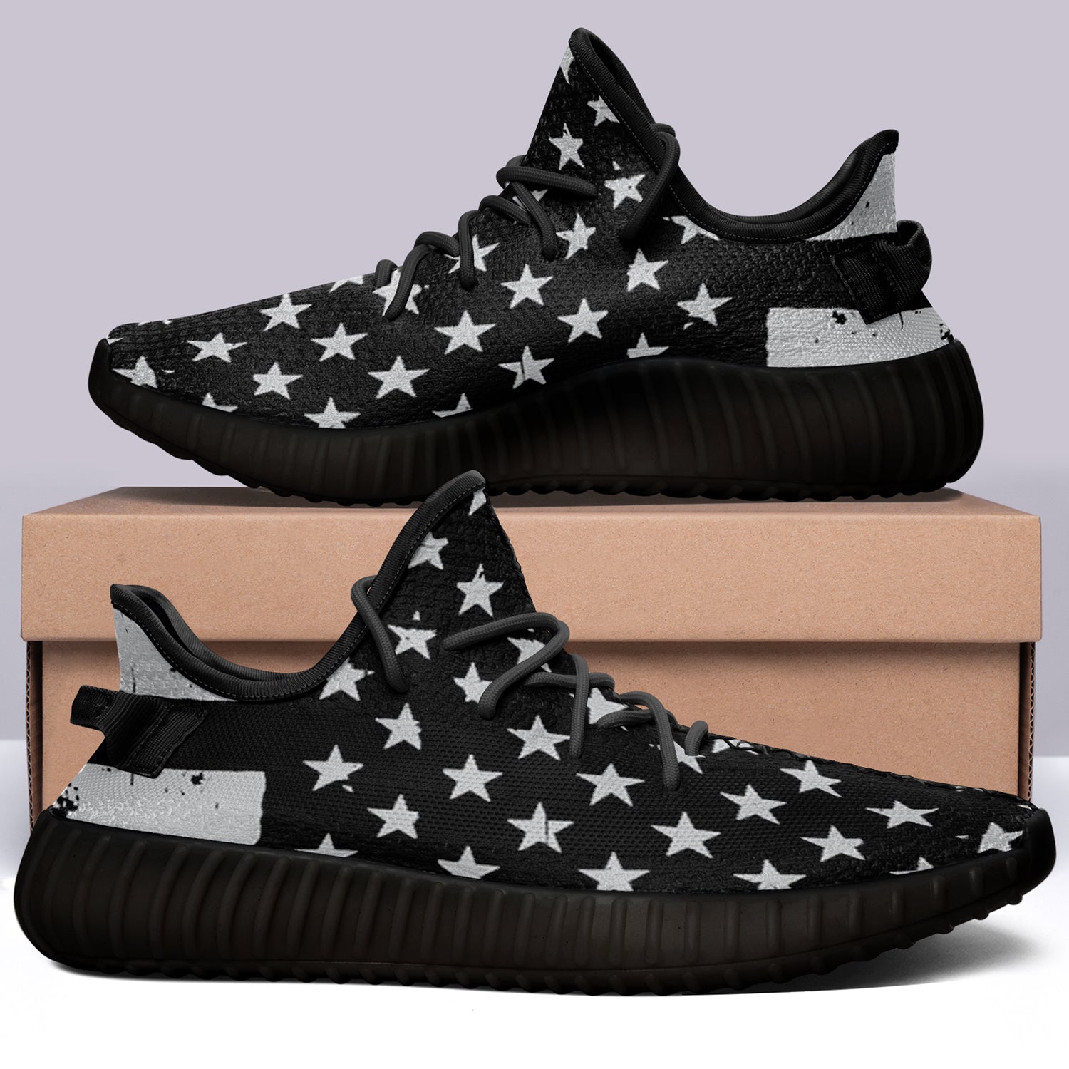 USA Flag 350v Yeezy Sneakers For Men Women Fans