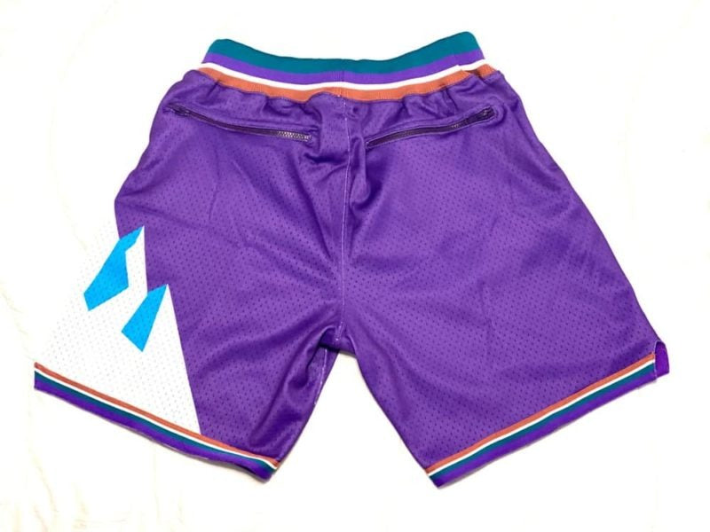 Utah Jazz 96-97 M&N Throwback Shorts - Basketball Shorts Store