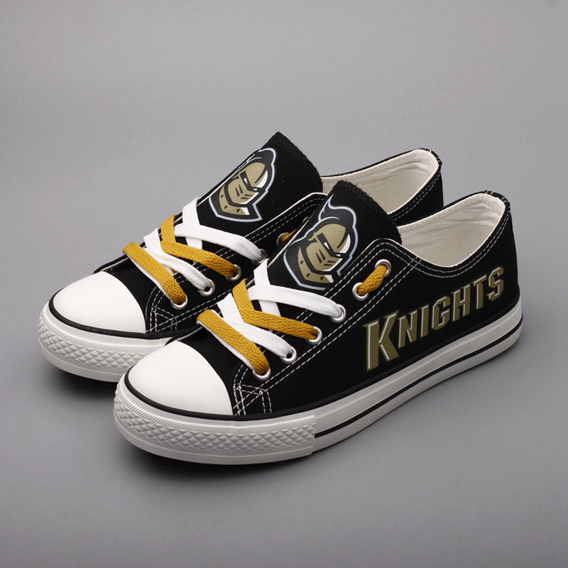 UCF Knights Limited Print NCAA College Students Low Top Canvas Shoes Sport Sneakers