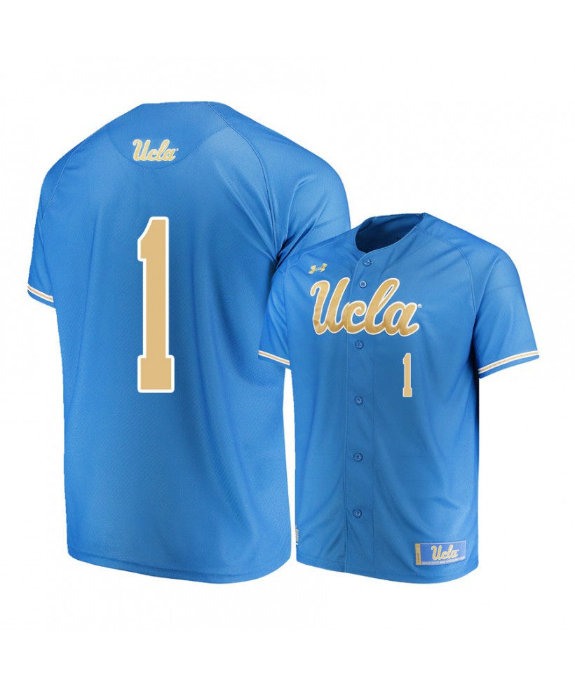 Under Armour UCLA Bruins 1 Matt McLain Blue College Baseball Jersey