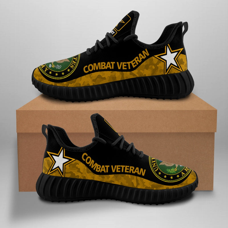 United States Army Combat Veteran Sneaker Shoes Hot For Men Women Fans