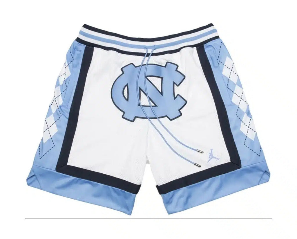 University of North Carolina UNC White Shorts - Basketball Shorts Store