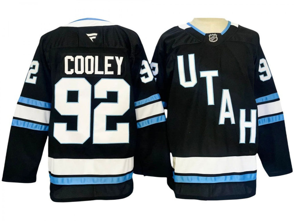 Utah Hockey Club #92 Logan Cooley Black Jersey