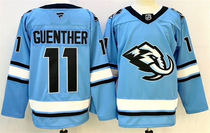 Utah #11 Dylan Guenther Blue 2025 Stitched Jersey