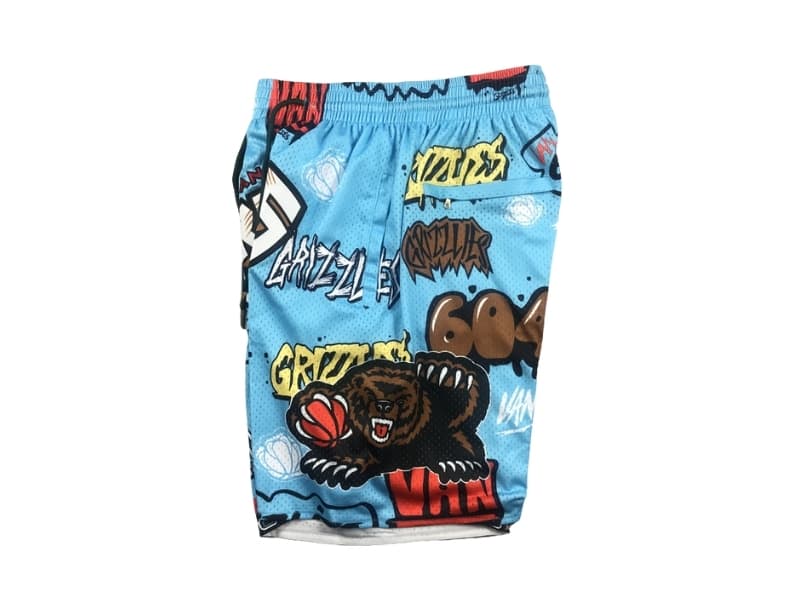 Vancouver Grizzles Slap Sticker Swingman Shorts