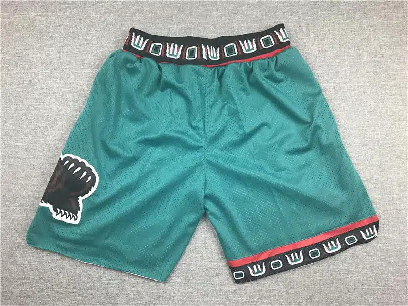 Vancouver Grizzlies 1995-96 Shorts - Basketball Shorts Store