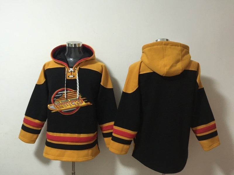 Vancouver Canucks Black Pullover Hoodie