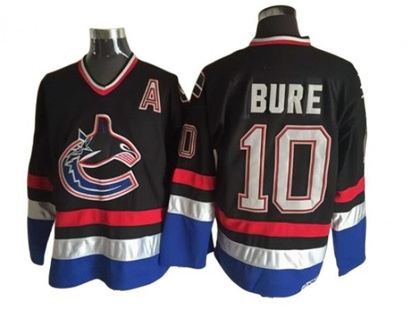 Vancouver Canucks #10 Pavel Bure 2005 Vintage CCM Jersey - Black
