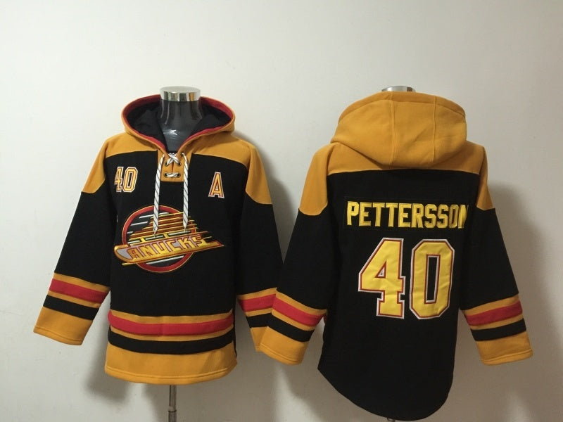 Vancouver Canucks #40 Elias Pettersson Pullover Hoodie