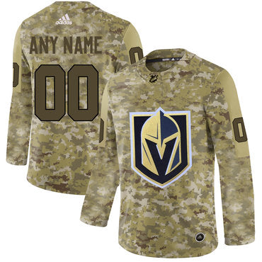 Vegas Golden Knights Camo Customized Jersey