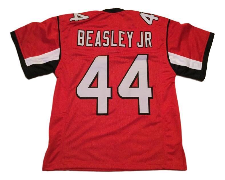 Vic Beasley Jr. CUSTOM STITCHED Unsigned Football Jersey Red