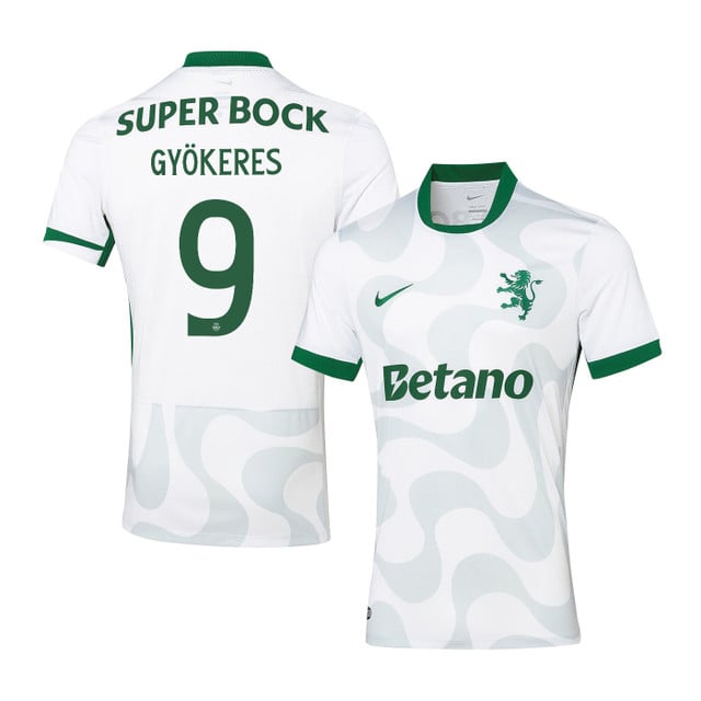 Viktor Gyökeres 9 Sporting CP 2025-26 Third Match Jersey – White