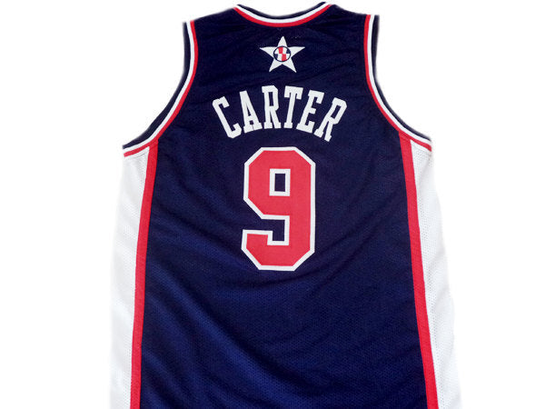 Vince Carter Jersey #9 Team USA BasketBall Navy Blue