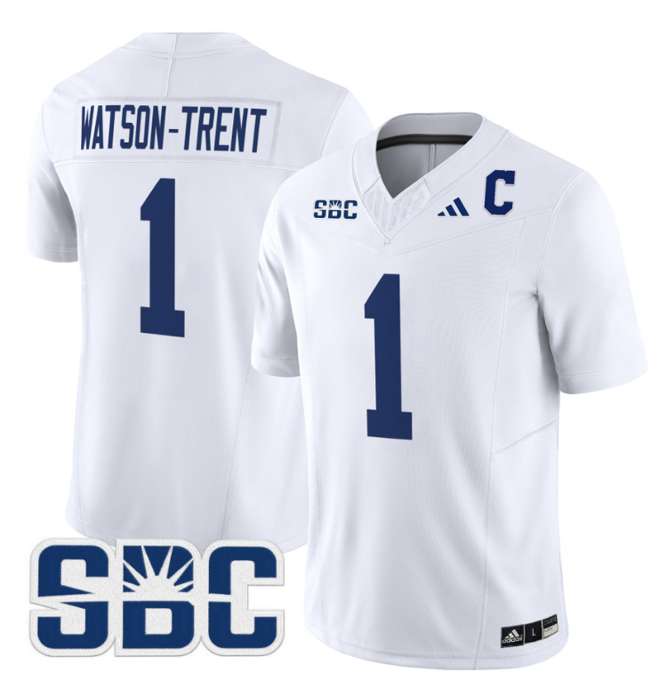 Watson-Trent Jersey #1 Georgia Southern Eagles 2024 Limited Stitched White