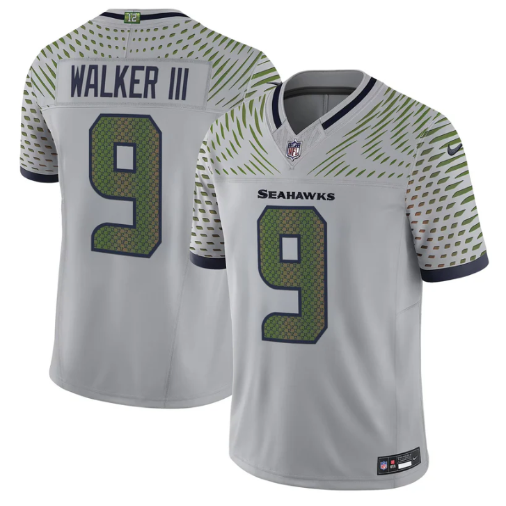 Walker III Jersey #9 Seahawks 2025 Rivalries Vapor Limited Stitched
