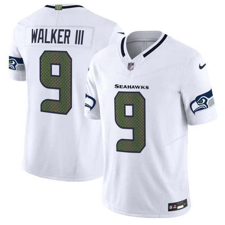 Walker III Jersey #9 Seahawks 2025 Rivalries Vapor Limited Stitched