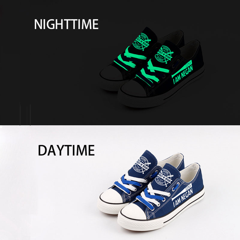 Walking Dead Low Top Canvas Sport Sneakers Shoes For Men Women Fans