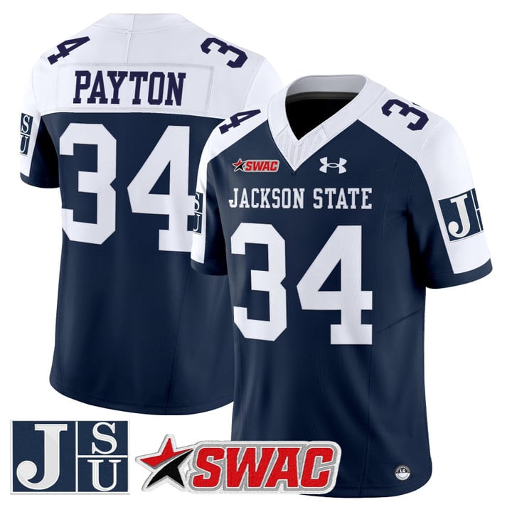 Walter Payton Jersey #34 Jackson State Tigers 2025 Limited Stitched