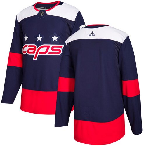 Washington Capitals Blank Navy 2018 Stadium Series Stitched NHL Custom Jersey