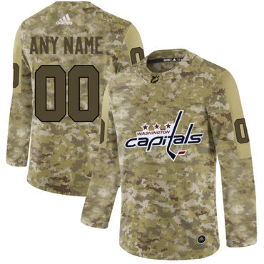 Washington Capitals Camo  Customized Jersey