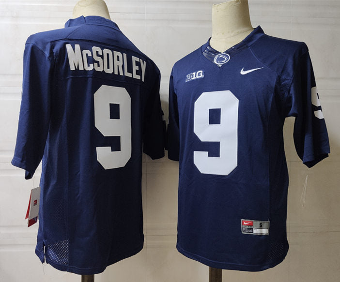 Washington State Cougars #9 McSorley NCAA Football Jersey Dark Blue