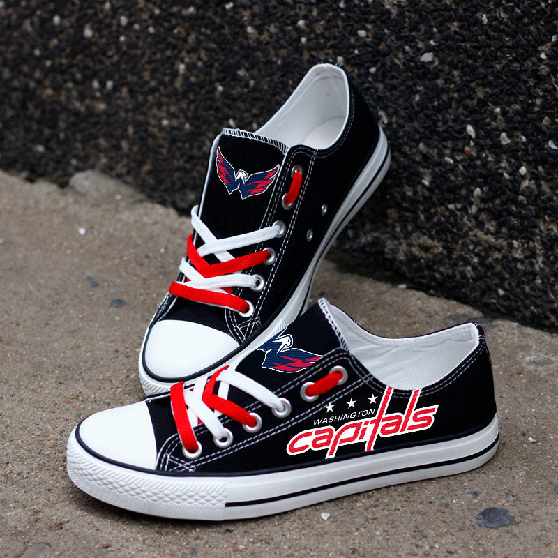 Washington Capitals Low Top Canvas Sport Sneakers Shoes For Men Women Fans