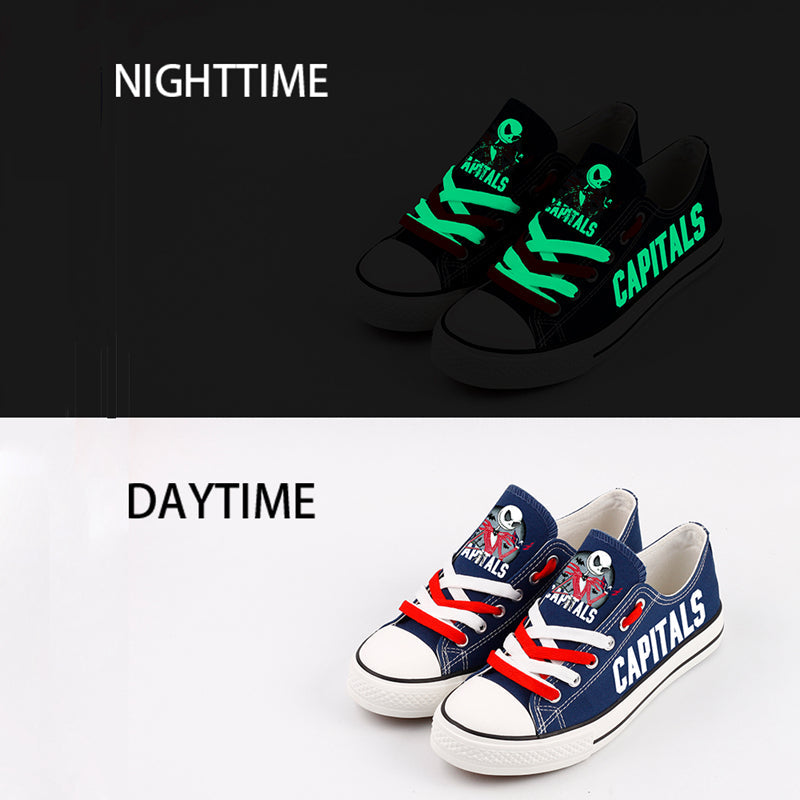 Washington Capitals Low Top Canvas Sport Sneakers Shoes For Men Women Fans