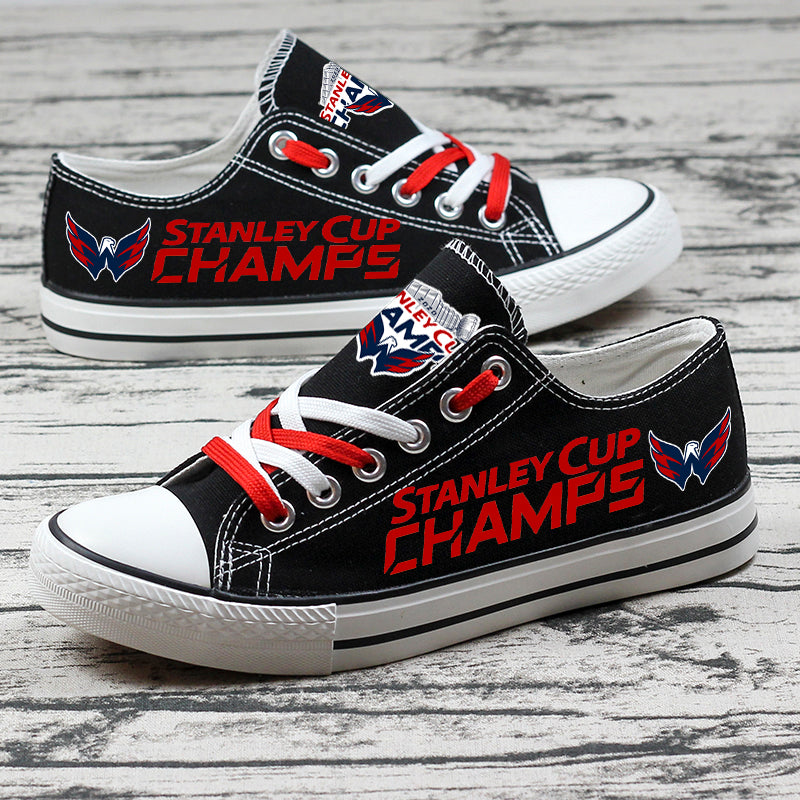 Washington Capitals Low Top Canvas Sport Sneakers Shoes For Men Women Fans