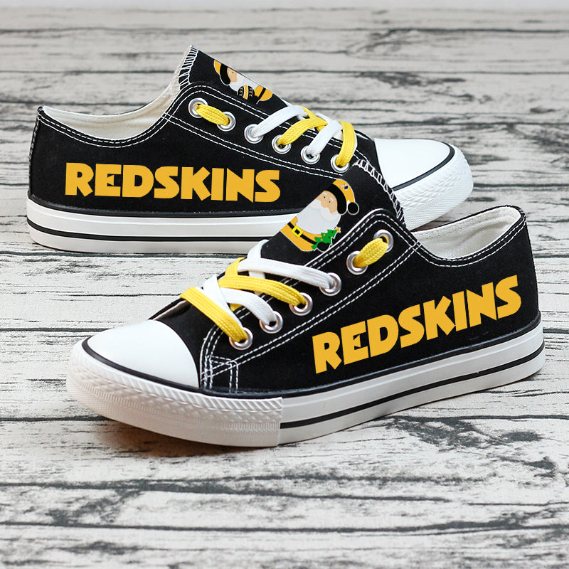 Washington Redskins Low Top Canvas Sport Sneakers Shoes For Men Women Fans