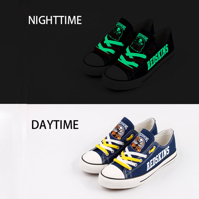 Washington Redskins Low Top Canvas Sport Sneakers Shoes For Men Women Fans