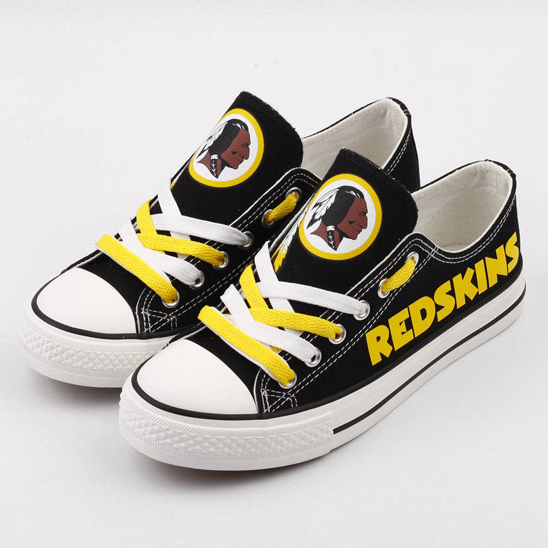 Washington Redskins Low Top Canvas Sport Sneakers Shoes For Men Women Fans
