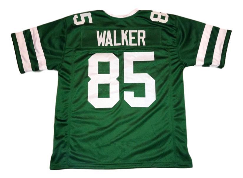Wesley Walker CUSTOM STITCHED Unsigned Football Jersey Green