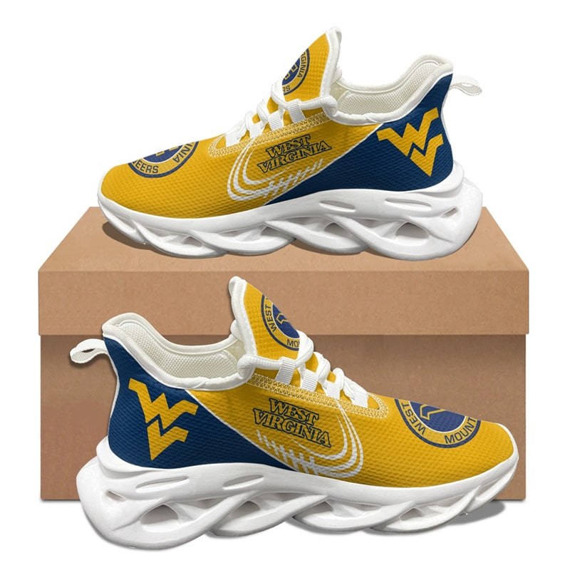 West Virginia Mountaineers V1 WK9 Sneaker Shoes For Men Women Fans