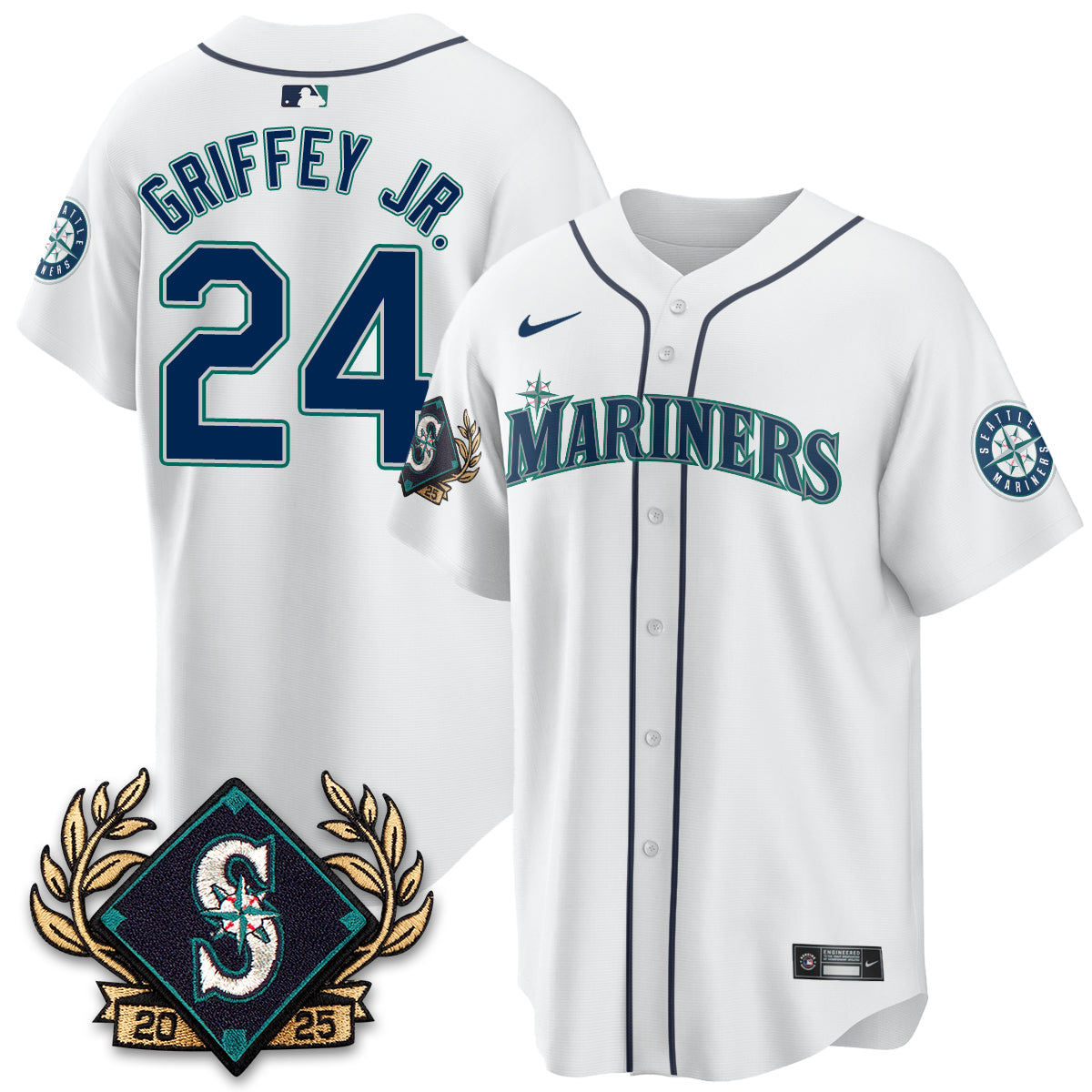 Seattle Mariners 2025 Series Champions Jersey - All Stitched