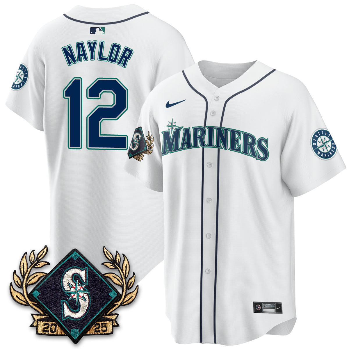 Seattle Mariners 2025 Series Champions Jersey - All Stitched