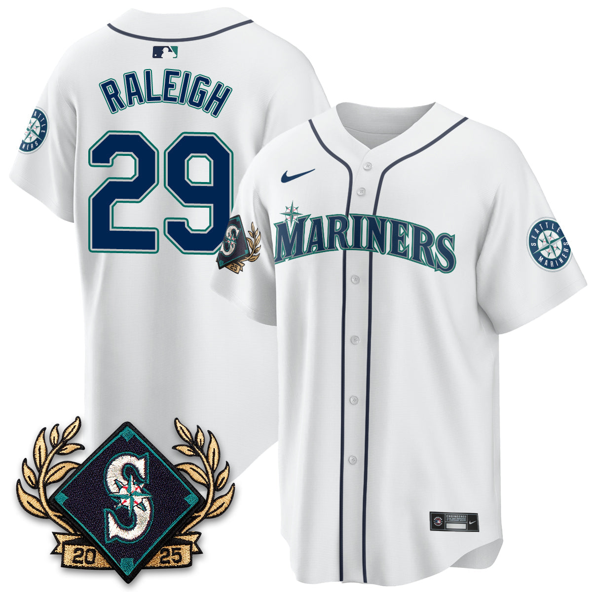Seattle Mariners 2025 Series Champions Jersey - All Stitched
