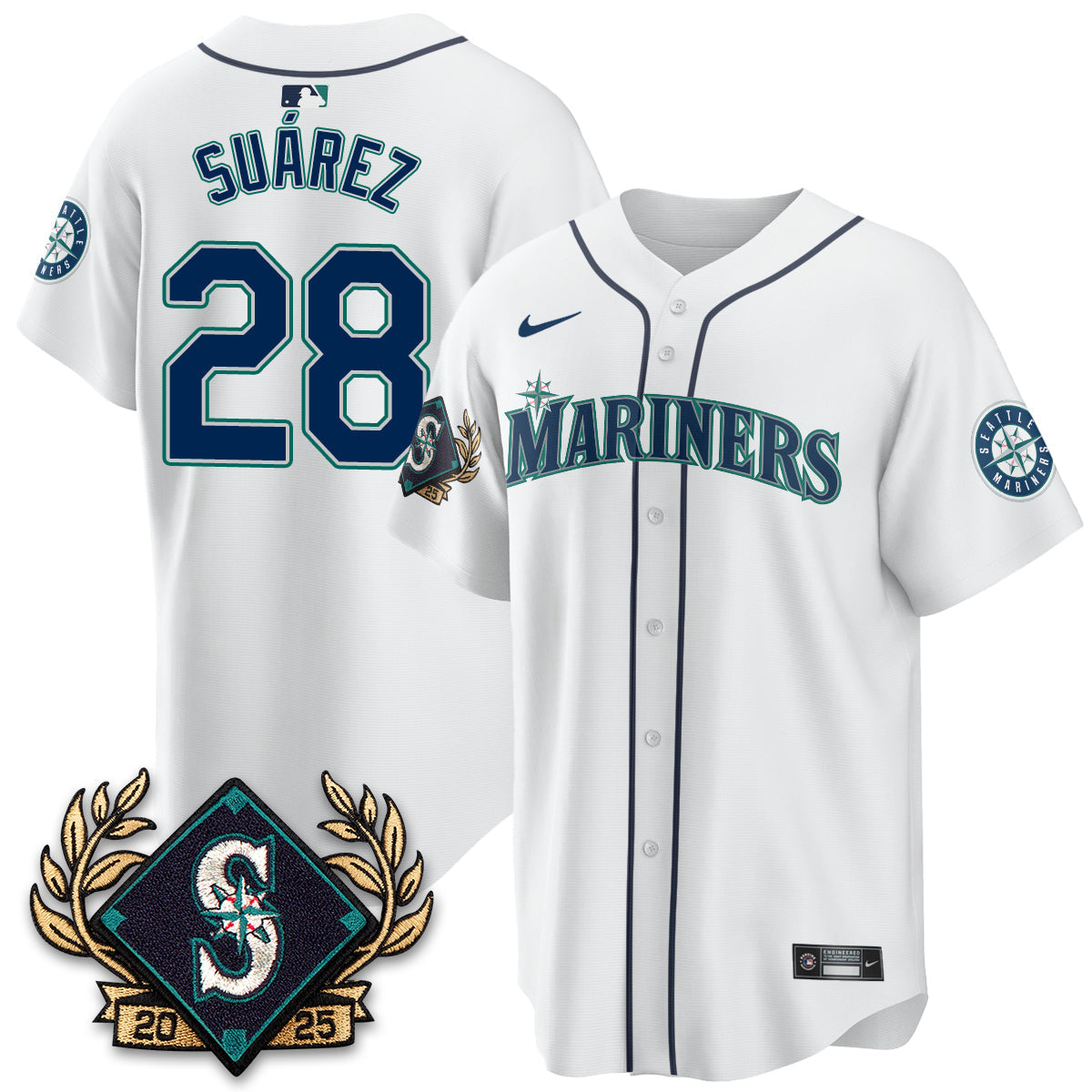 Seattle Mariners 2025 Series Champions Jersey - All Stitched
