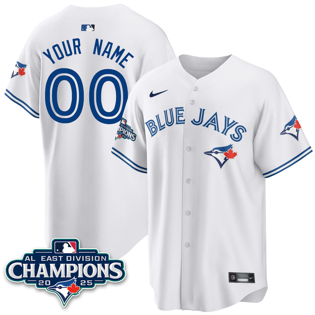 Toronto Blue Jays AL East Division Champions Custom Jersey - All Stitched