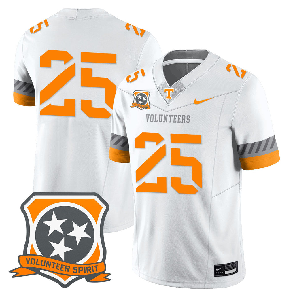 Men Tennessee Volunteers Football 2025 Spirit Limited Jersey - All Stitched