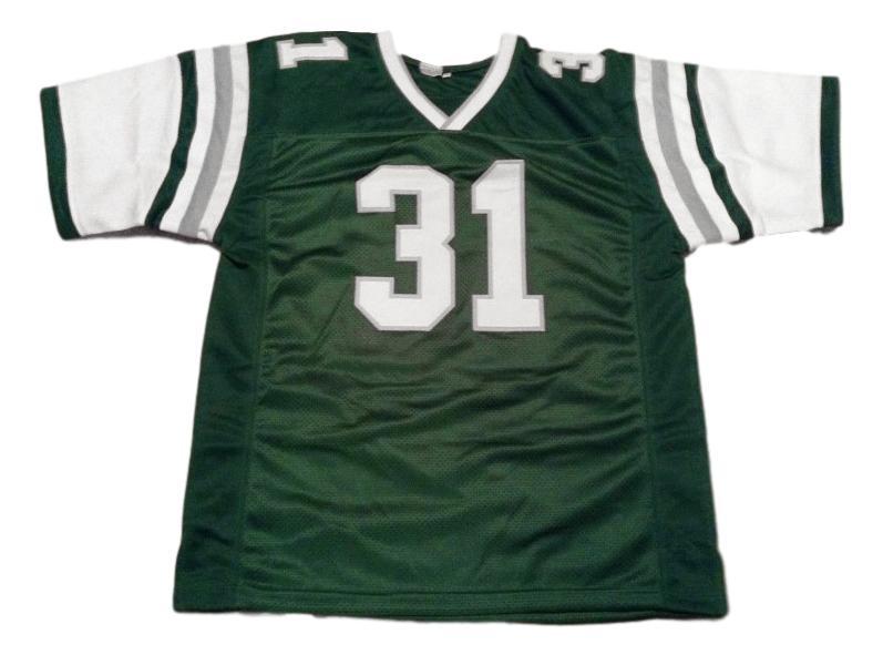 Wilbert Montgomery CUSTOM STITCHED Unsigned Football Jersey Green