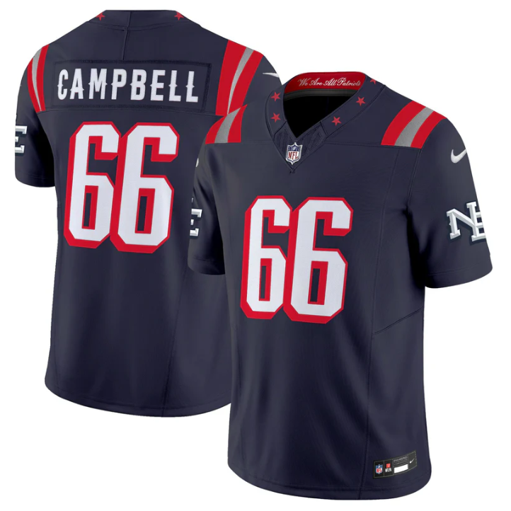 Will Campbell Jersey #66 Rivalries 2025 Vapor Limited Stitched