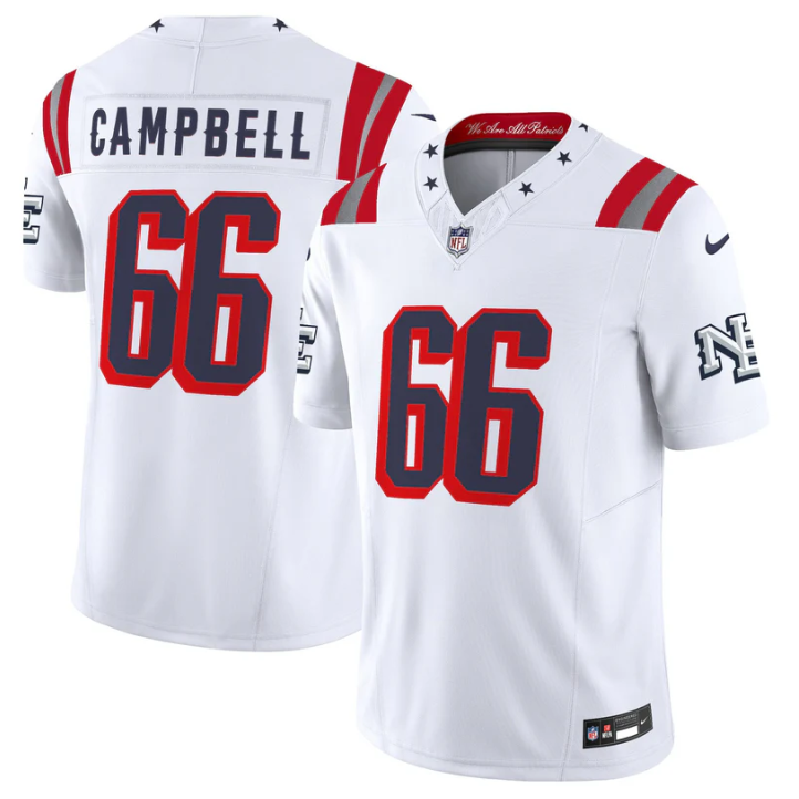 Will Campbell Jersey #66 Rivalries 2025 Vapor Limited Stitched