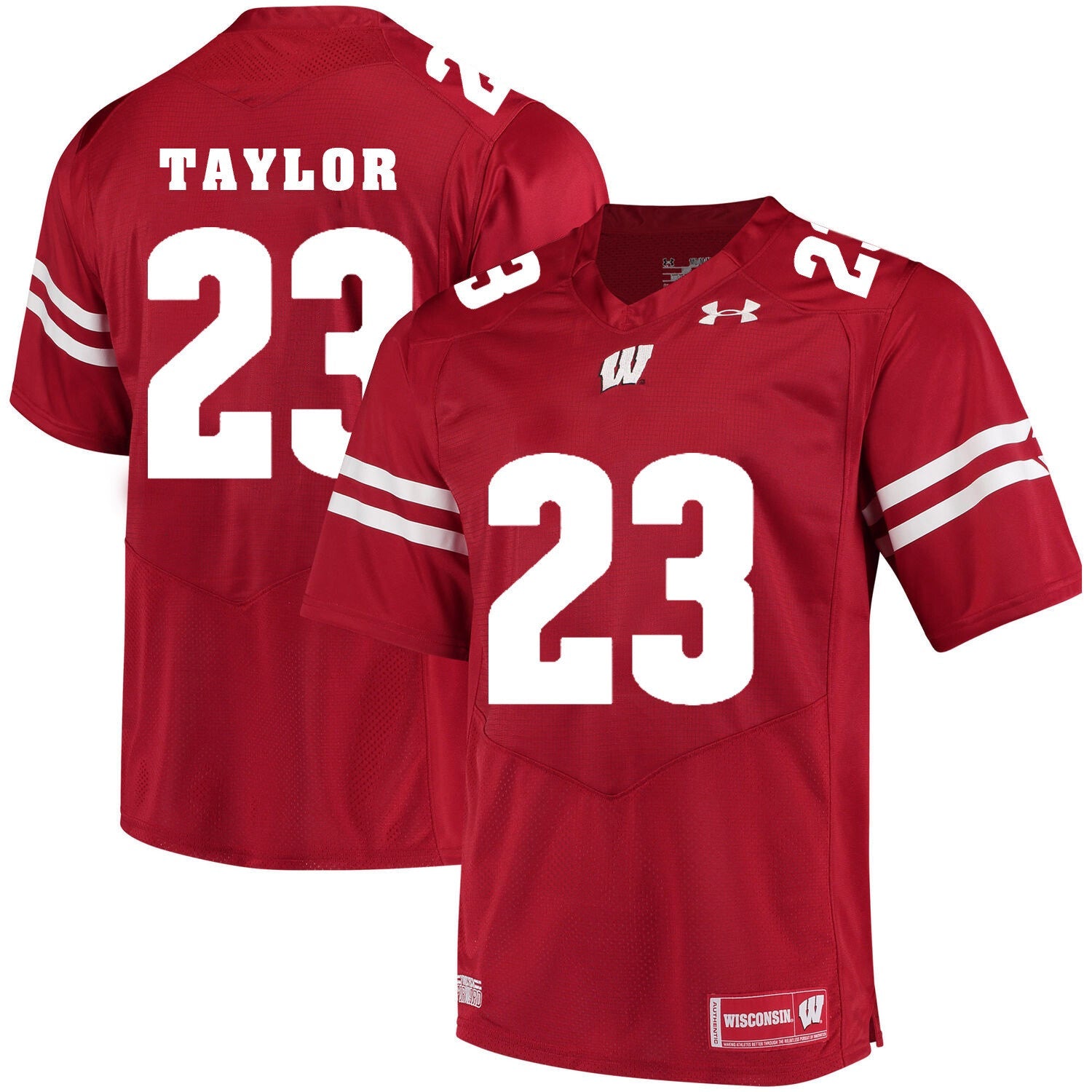 Wisconsin Badgers #23 Jonathan Taylor College Football Jersey Red 1